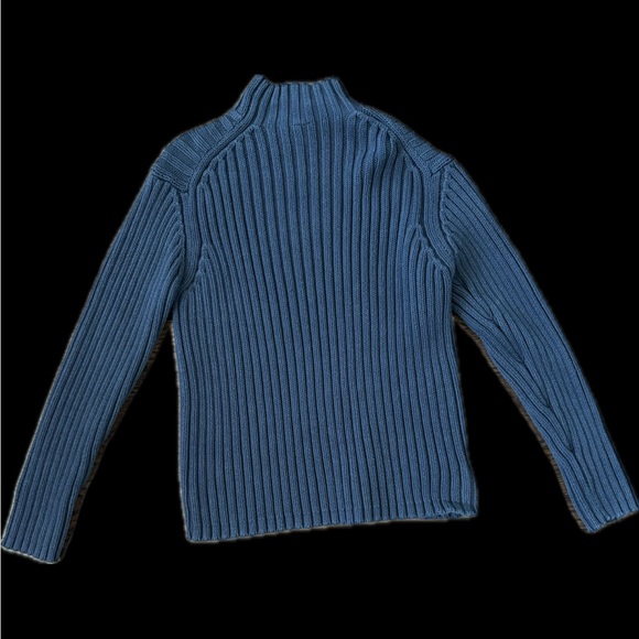 Gap Heavyweight Vintage Turtle Neck Winter Navy Blue Size Medium Used - Picture 2 of 5